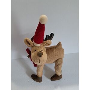 Vintage Standing Christmas Rudolph Reindeer 13" Mitchell Import Co TJ Collection